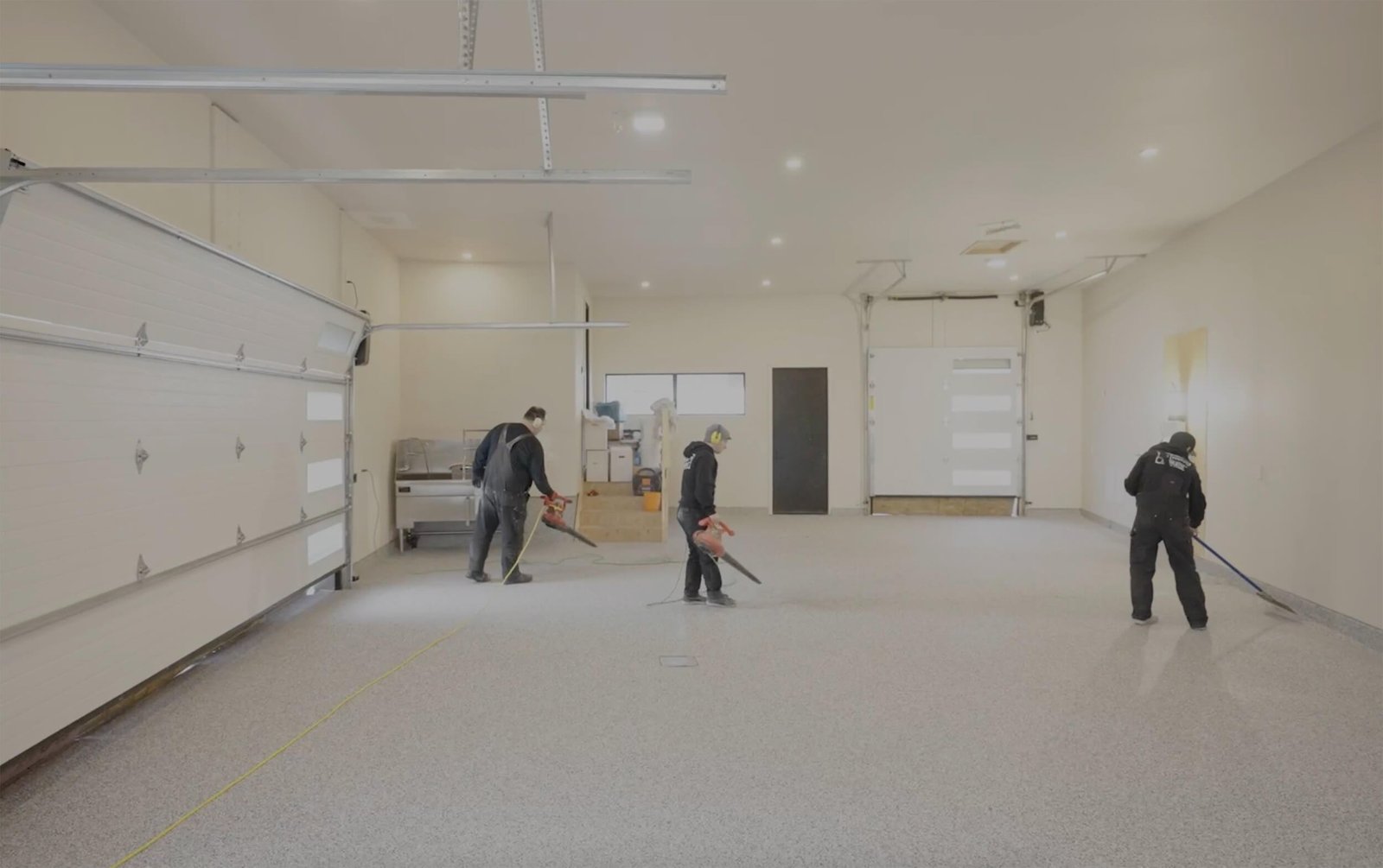 Organised contemporary garage interior